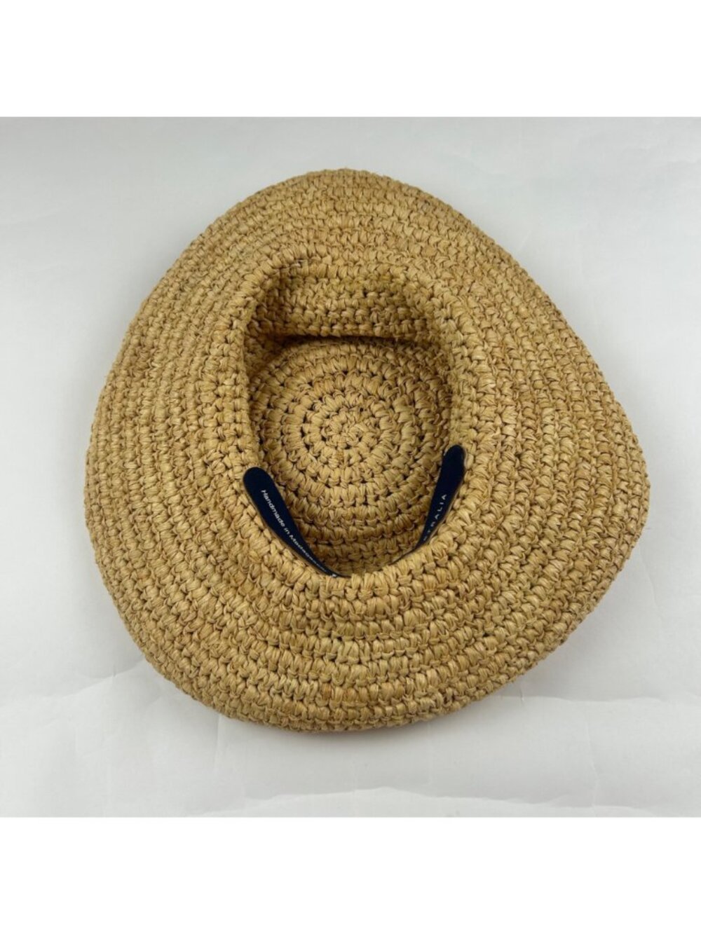 Helen Kaminski Rolled Brim Handwoven Raffia Hat OS - Picture 3 of 4